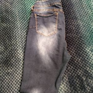 Red Blue Denim - stretchy skinny jeans